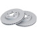 Disque de frein COATED 18525 ABS