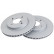 Disque de frein COATED 18572 ABS