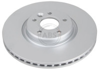 Disque de frein COATED 18580 ABS