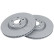 Disque de frein COATED 18587 ABS