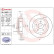 Disque de frein COATED DISC LINE 08.A863.11 Brembo, Vignette 3