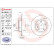 Disque de frein COATED DISC LINE 08.B649.11 Brembo, Vignette 3