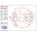 Disque de frein COATED DISC LINE 08.C046.11 Brembo, Vignette 2