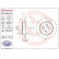 Disque de frein COATED DISC LINE 08.C046.31 Brembo, Vignette 2