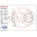 Disque de frein COATED DISC LINE 08.C823.11 Brembo, Vignette 2
