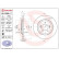Disque de frein COATED DISC LINE 08.D086.11 Brembo, Vignette 2