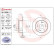 Disque de frein COATED DISC LINE 08.D696.11 Brembo, Vignette 2