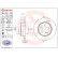 Disque de frein COATED DISC LINE 08721121 Brembo, Vignette 3