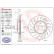 Disque de frein COATED DISC LINE 09.A828.11 Brembo, Vignette 2