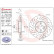Disque de frein COATED DISC LINE 09.B754.21 Brembo, Vignette 3