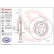 Disque de frein COATED DISC LINE 09.C245.11 Brembo, Vignette 2