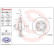 Disque de frein COATED DISC LINE 09.C496.11 Brembo, Vignette 3