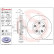Disque de frein COATED DISC LINE 09.C549.11 Brembo
