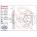 Disque de frein COATED DISC LINE 09.D179.21 Brembo