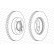 Disque de frein DDF1010C Ferodo