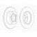 Disque de frein DDF1033C Ferodo
