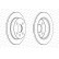 Disque de frein DDF1043C Ferodo