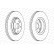Disque de frein DDF1205 Ferodo