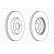 Disque de frein DDF1225C Ferodo