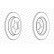 Disque de frein DDF1226C Ferodo