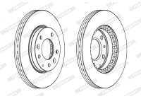 Disque de frein DDF1278C Ferodo