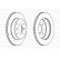 Disque de frein DDF1509C Ferodo