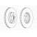 Disque de frein DDF1559C Ferodo