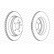 Disque de frein DDF1581 Ferodo