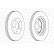 Disque de frein DDF1589C Ferodo