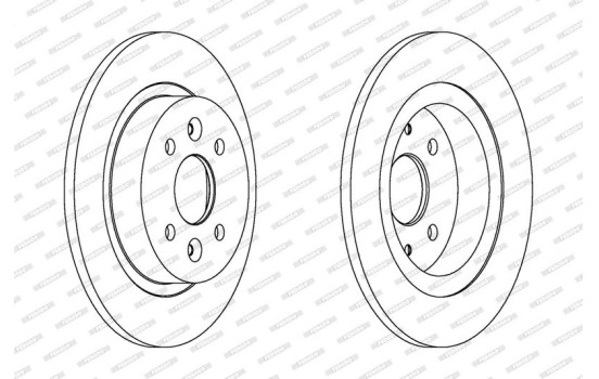 Disque de frein DDF1600 Ferodo
