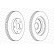 Disque de frein DDF1646C Ferodo