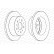 Disque de frein DDF1653C Ferodo