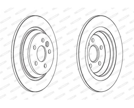 Disque de frein DDF1720C Ferodo