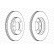 Disque de frein DDF175C Ferodo