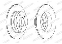 Disque de frein DDF249 Ferodo