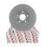 Disque de frein DDF540C Ferodo, Vignette 3
