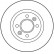 Disque de frein DF1017 TRW, Vignette 3