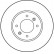Disque de frein DF1031 TRW, Vignette 3