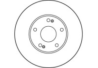 Disque de frein DF1036 TRW
