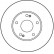 Disque de frein DF1036 TRW