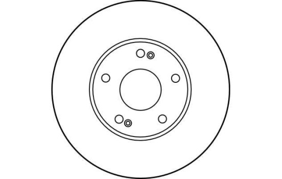 Disque de frein DF1036 TRW