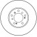 Disque de frein DF1119 TRW, Vignette 2