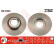 Disque de frein DF1203 TRW