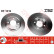 Disque de frein DF1216 TRW
