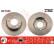 Disque de frein DF1435 TRW
