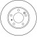 Disque de frein DF1435 TRW, Vignette 3