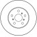 Disque de frein DF1439 TRW, Vignette 3
