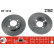 Disque de frein DF1516 TRW, Vignette 3
