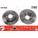 Disque de frein DF1521 TRW