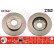 Disque de frein DF1647 TRW